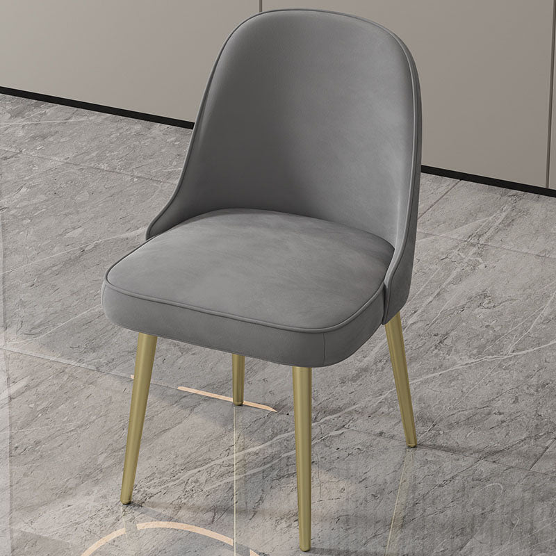 Glam 1/7 Pieces Dining Set Circular Stone Dining Table for Kitchen