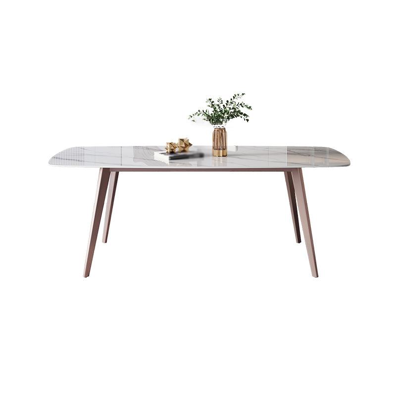 Designer Style Sintered Stone Dining Set 1/4/7 Pieces Rectangle Dining Table with Chairs
