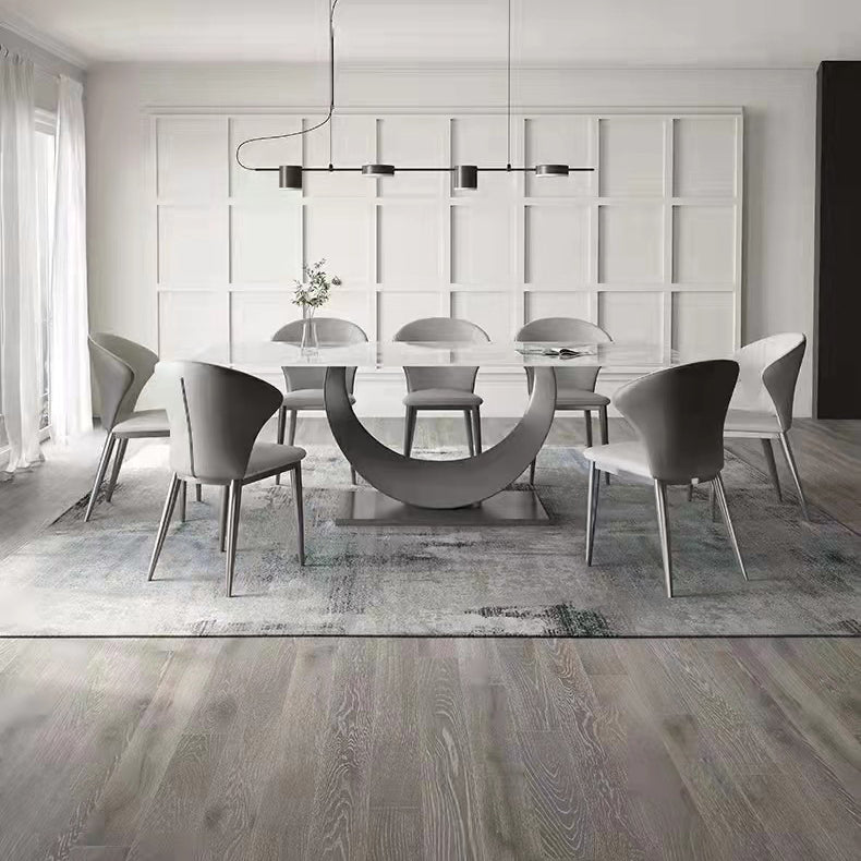 Designer Style Sintered Stone Top Dining Set 1/2/4/5/7 Pieces Dining Table with Chairs