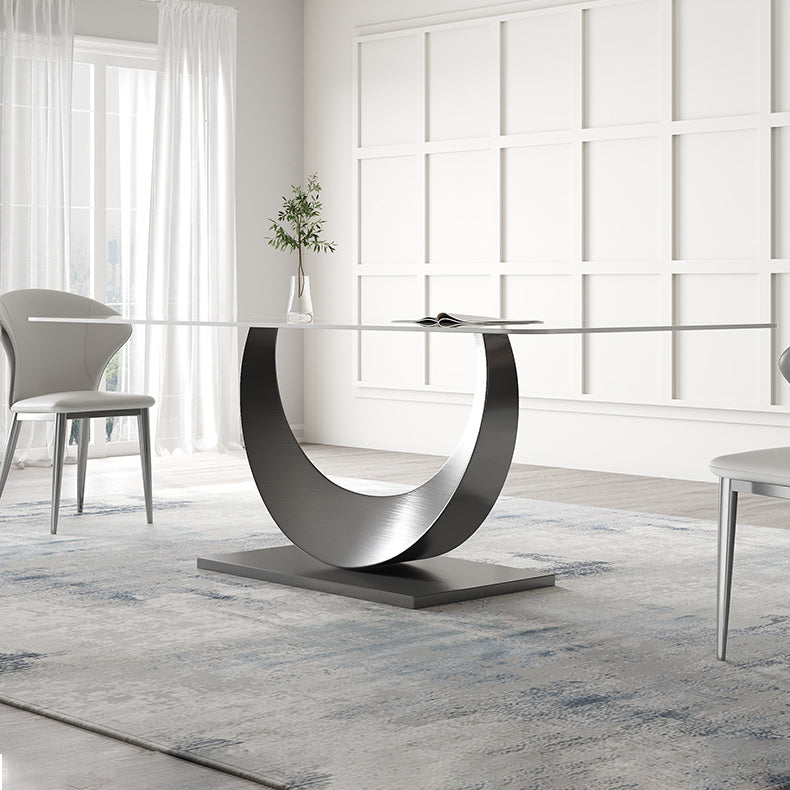 Designer Style Sintered Stone Top Dining Set 1/2/4/5/7 Pieces Dining Table with Chairs