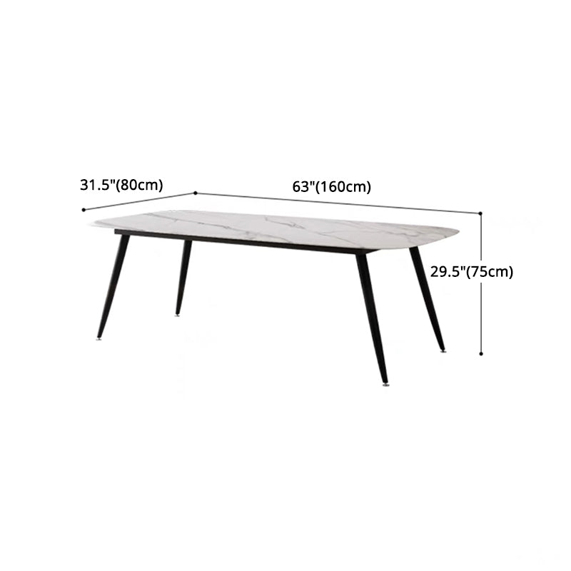 Modern Sintered Stone Dining Table Set 1/2/5 Pieces Dining Set for Home Use