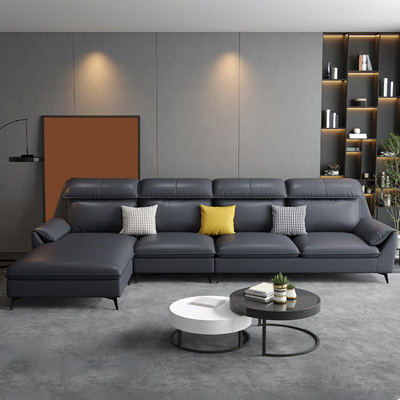 High Back Faux leather Pillow Top Arm Sofa and Sectional with Wear resistant