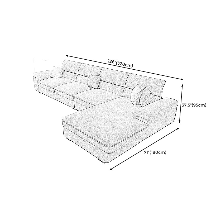 Contaute de coussin de linge contemporain avec coussins amovibles pour le salon