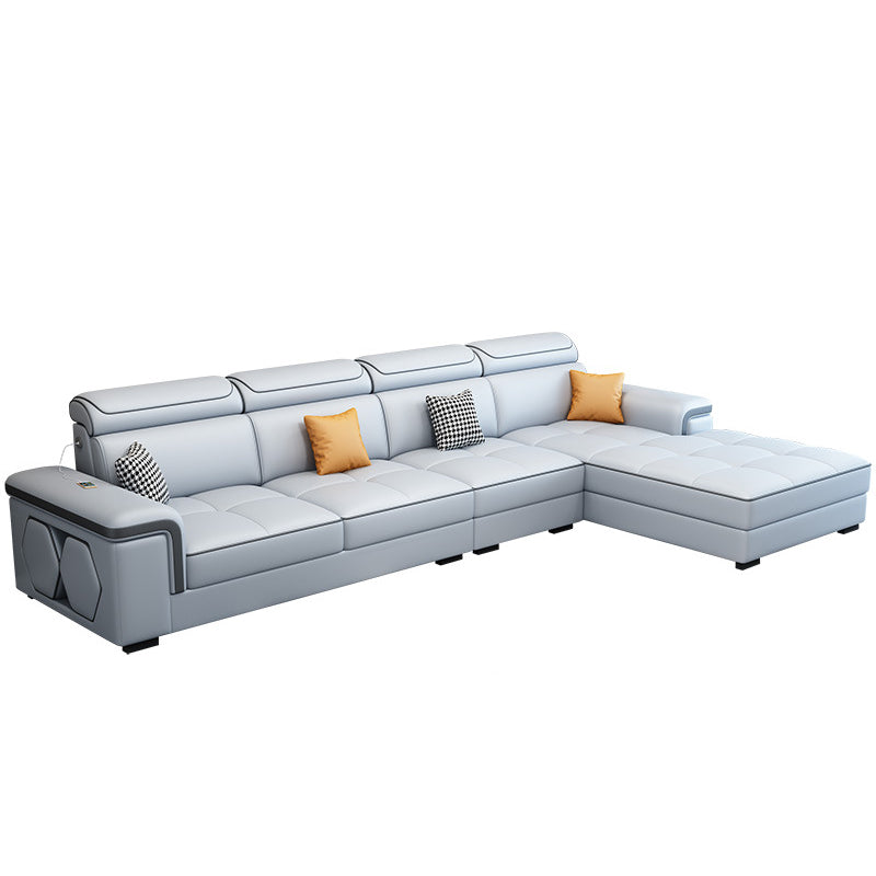 Contemporary L-shape Sectionals Right Hand Facing Sofa and Chaise for Living Room