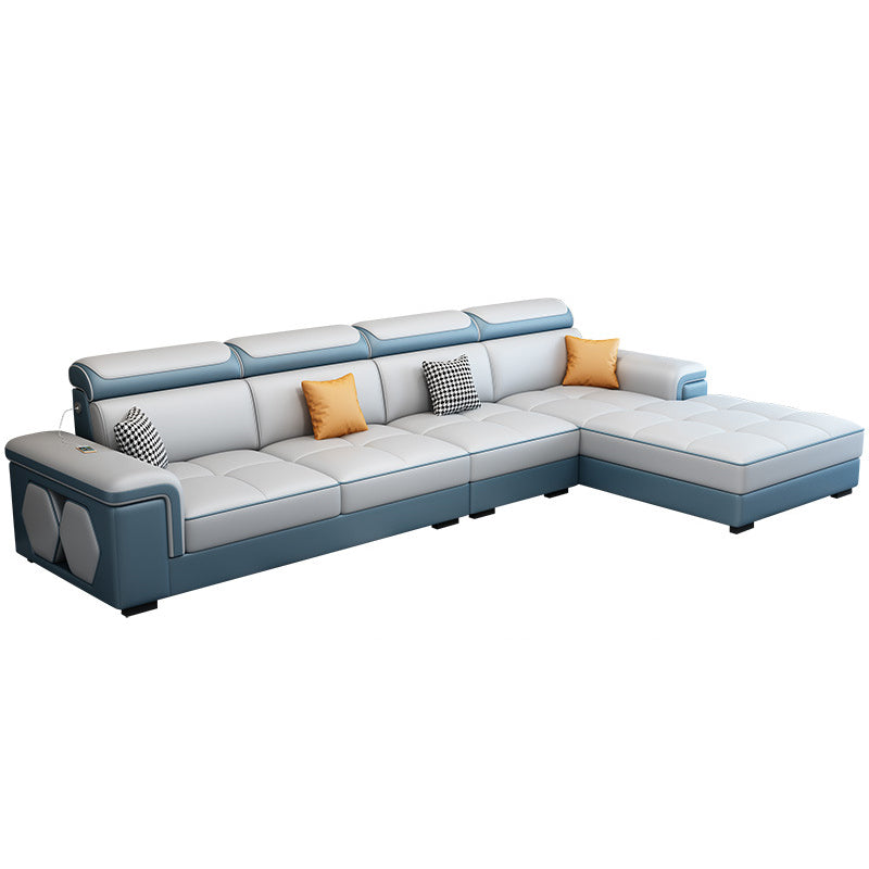 Contemporary L-shape Sectionals Right Hand Facing Sofa and Chaise for Living Room