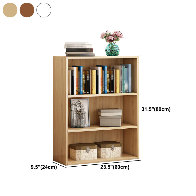Scandinavian Manufactured Wood Standard Bookshelf Vertical Bookshelf for Living Room