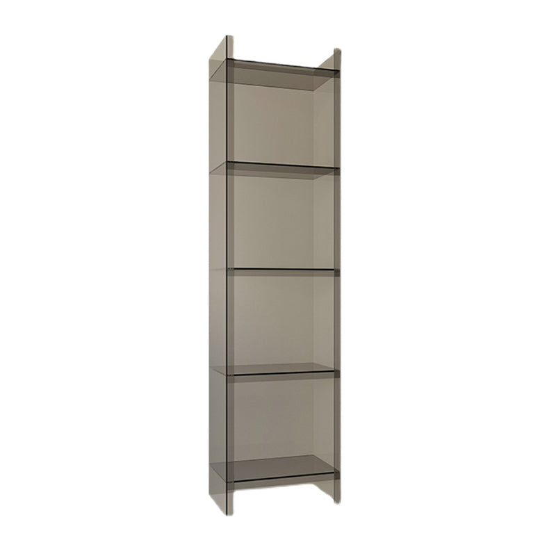 Vertical Scandinavian Standard Bookshelf with Acrylic Frame and Shelf