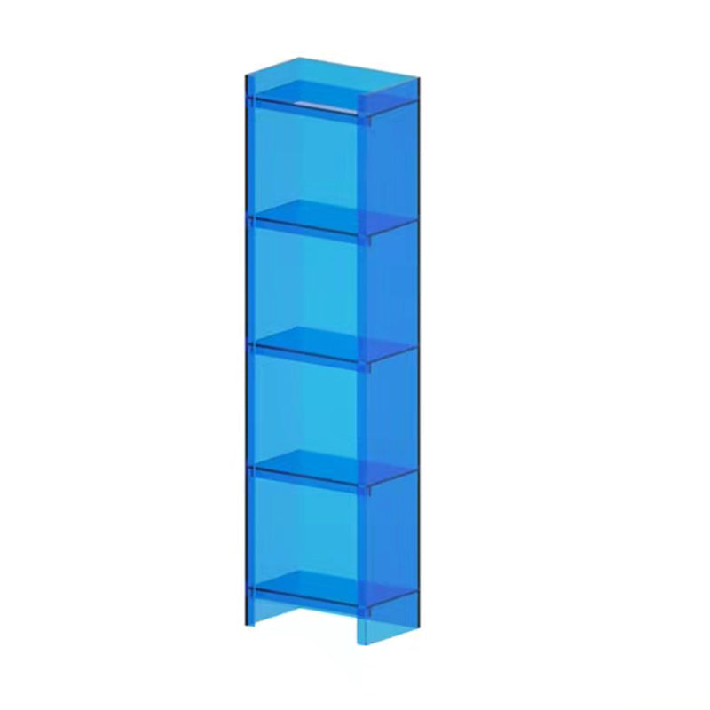 Vertical Scandinavian Standard Bookshelf with Acrylic Frame and Shelf