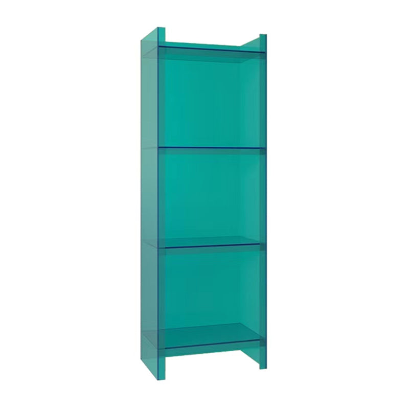 Vertical Scandinavian Standard Bookshelf with Acrylic Frame and Shelf