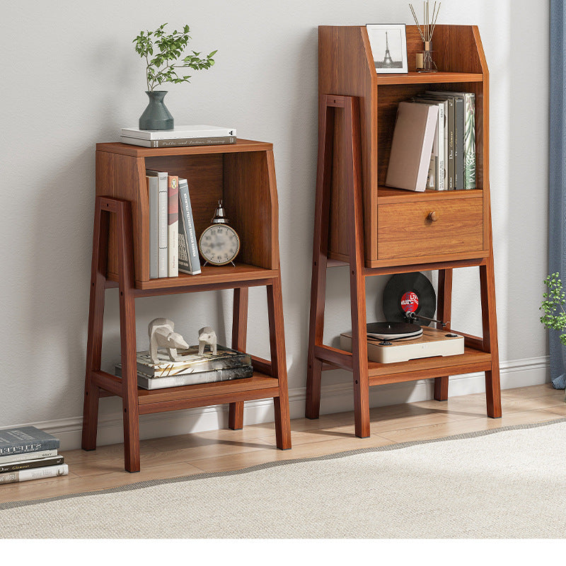 Modern Style Open Bookshelf Wooden Shelf Bookcase for Home Use
