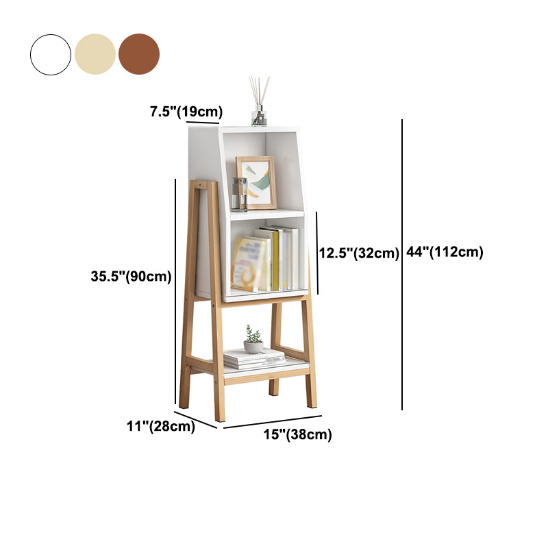 Modern Style Open Bookshelf Wooden Shelf Bookcase for Home Use