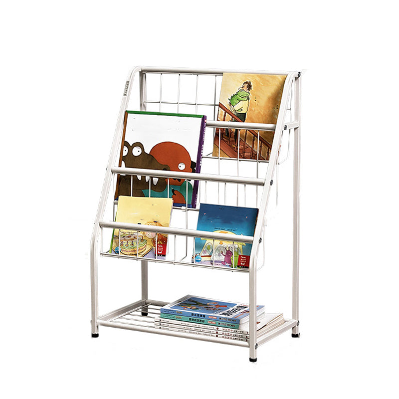 Contemporary Style Bookcase Open Back Bookshelf for Office and Home