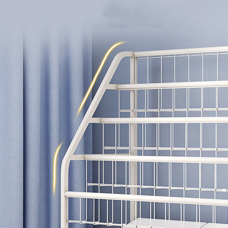 Contemporary Style Bookcase Open Back Bookshelf for Office and Home