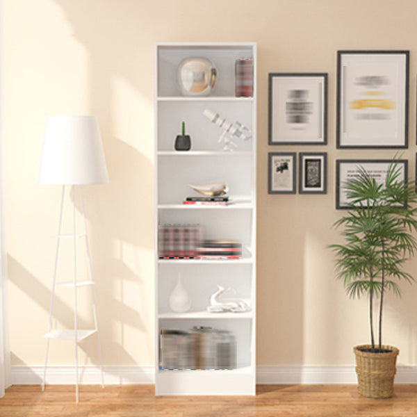 Contemporary Style Bookcase Closed Back Bookshelf for Home Office Study Room