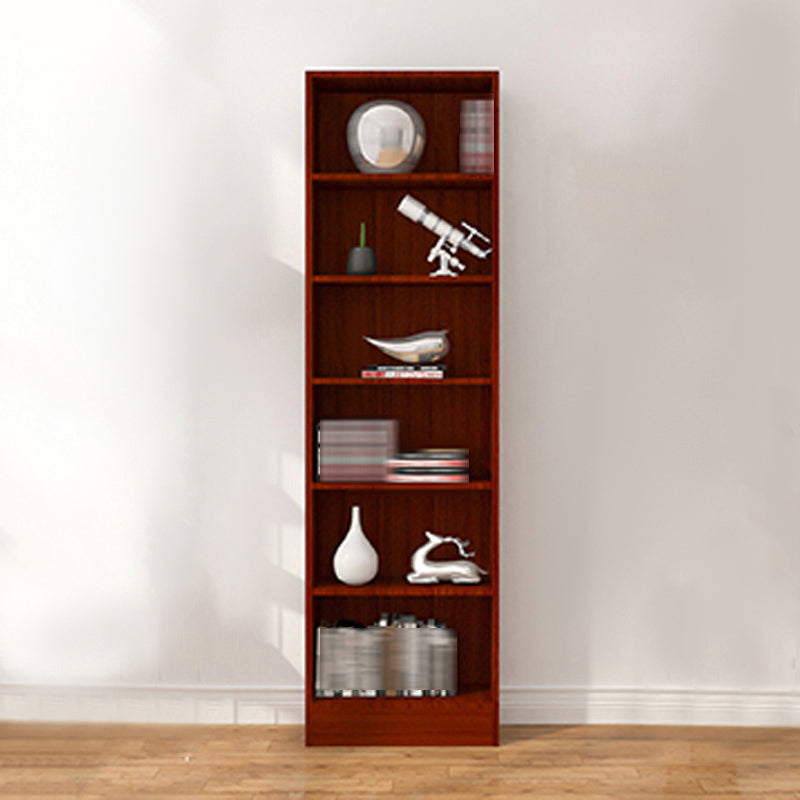 Contemporary Style Bookcase Closed Back Bookshelf for Home Office Study Room