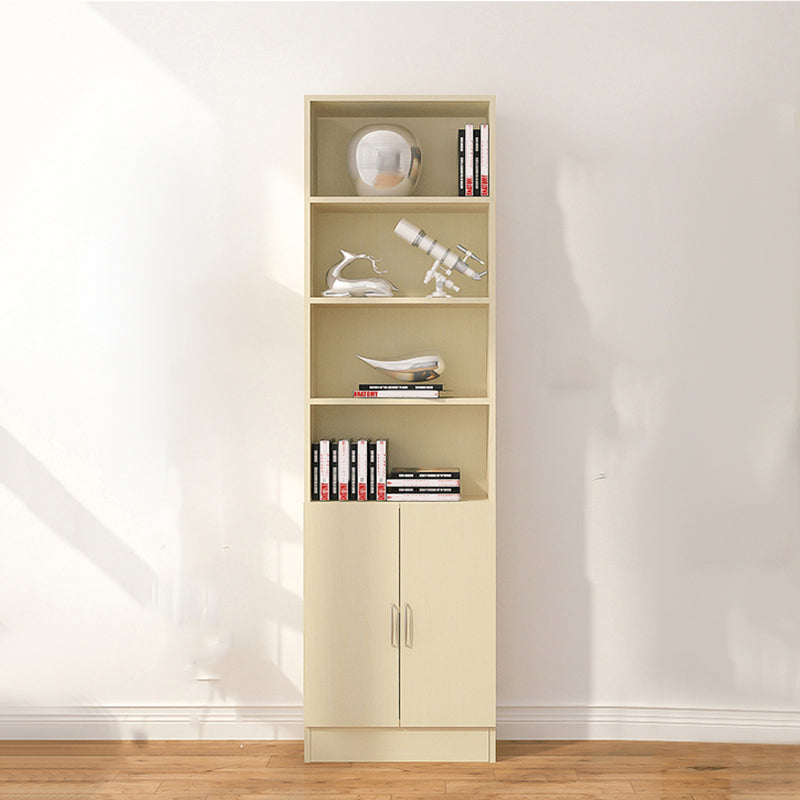 Contemporary Style Bookcase Closed Back Bookshelf for Home Office Study Room
