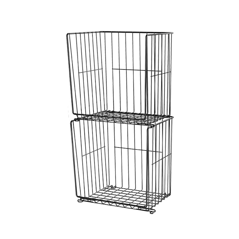 Modern Style Geometric Bookcase Metal Closed Back Book Shelf