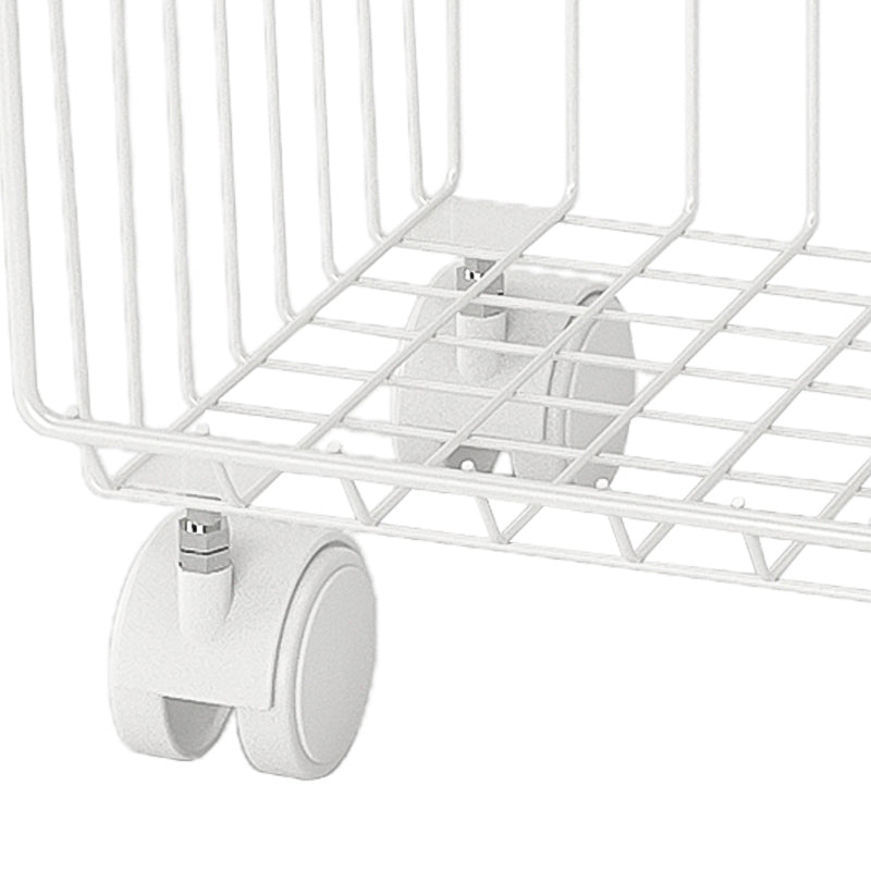 Modern Style Geometric Bookcase Metal Closed Back Book Shelf