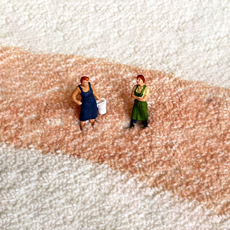 Novelty Irregular Shape Rug Modern Area Rug Polyester Easy Care Carpet for Living Room