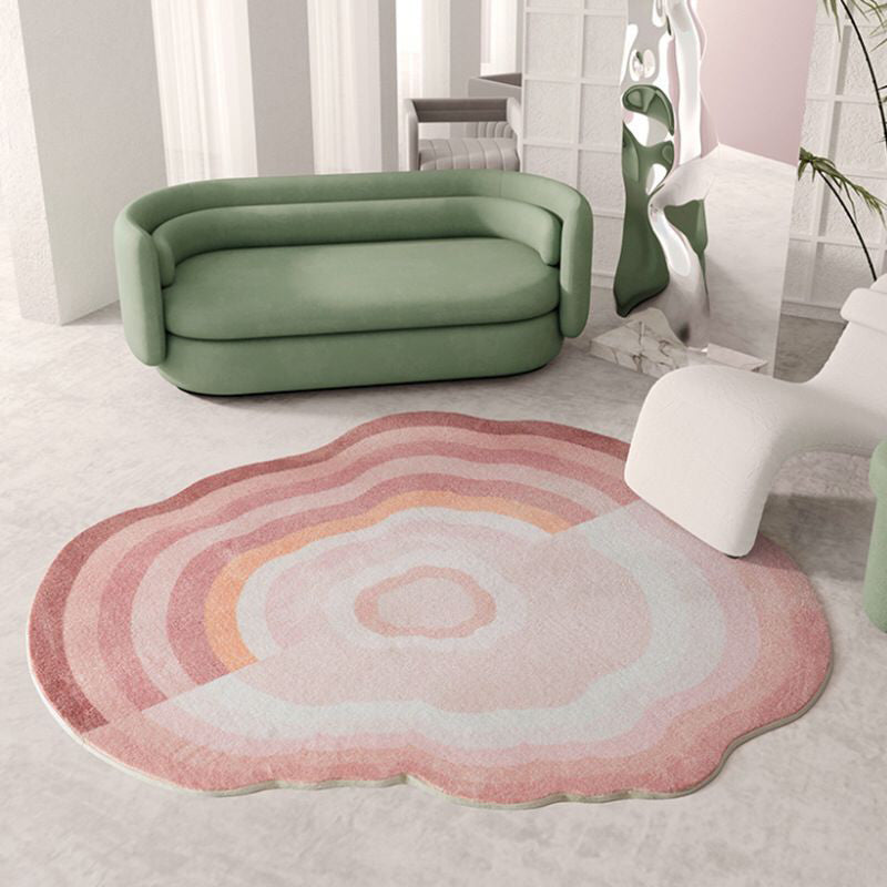 Cloud Shape Rug Modern Area Rug Polyester Easy Care Carpet for Living Room