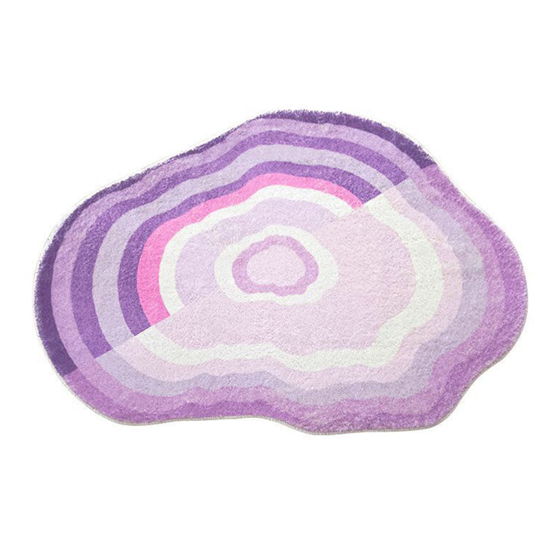 Cloud Shape Rug Modern Area Rug Polyester Easy Care Carpet for Living Room