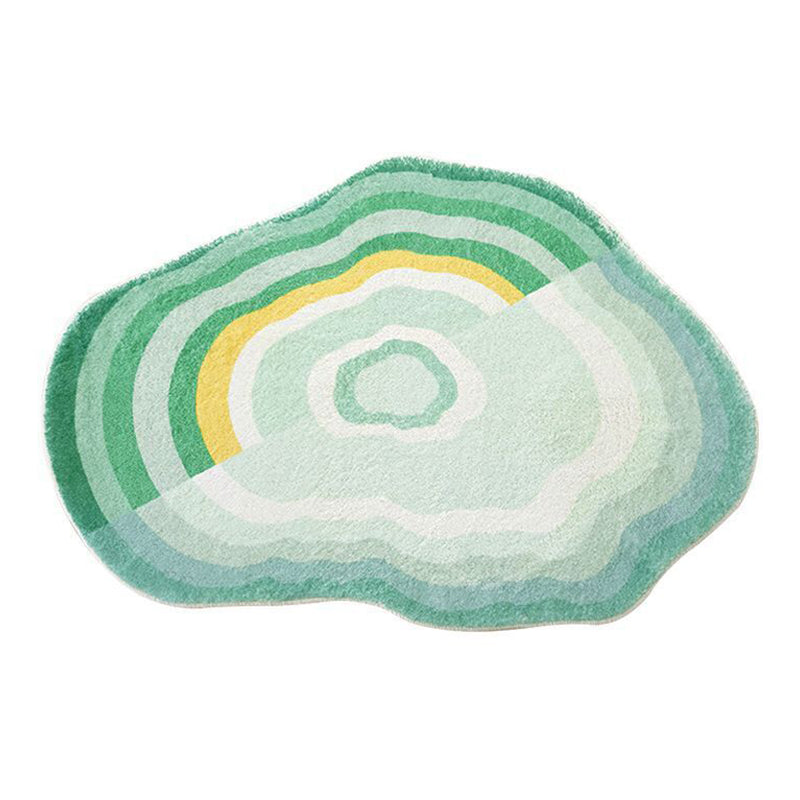 Cloud Shape Rug Modern Area Rug Polyester Easy Care Carpet for Living Room