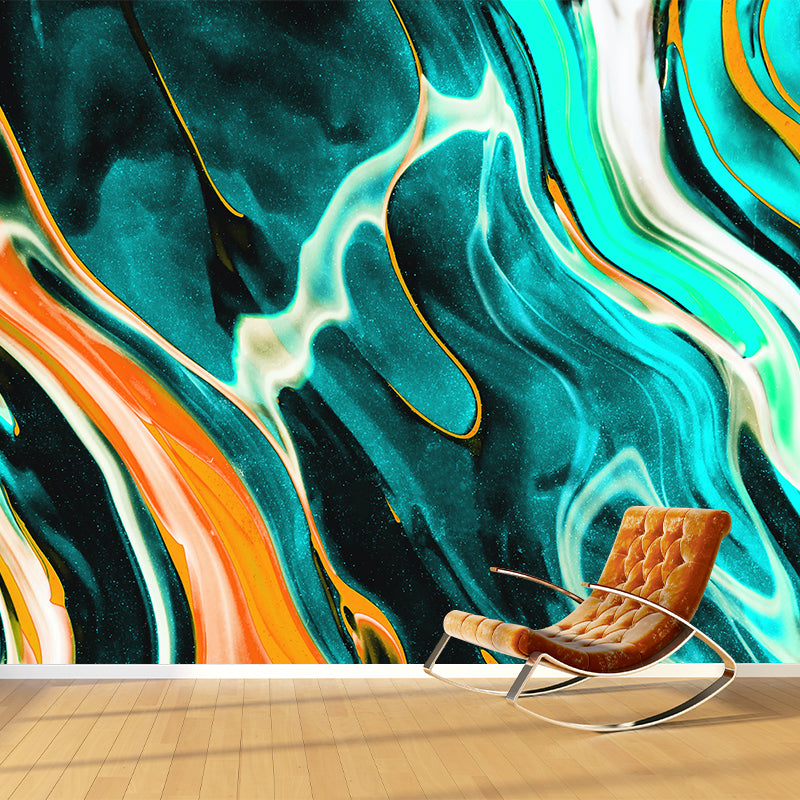 Environment Friendly Resistant Mural Wallpaper Abstract Painting Sleeping Room Wall Mural