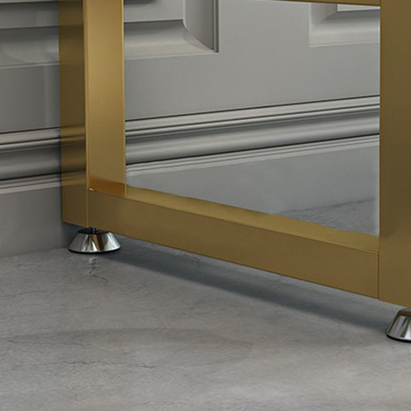 Modern Bar Dining Table Rectangle Bar Table with Trestle Base