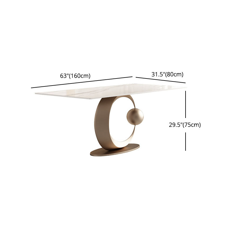 1/3/4/6/7 Pieces Table Furniture Set Sintered Stone Dining Room Set