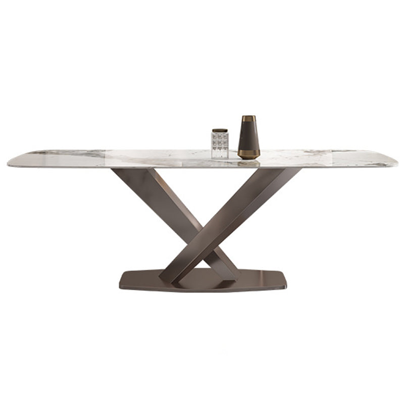 Glam 1/2/5/6/7 Pieces Dining Room Set Sintered Stone Dining Table