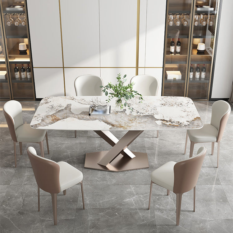 1/2/5/7 Pieces Contemporary Dining Room Set Rectangle Table Dining Set
