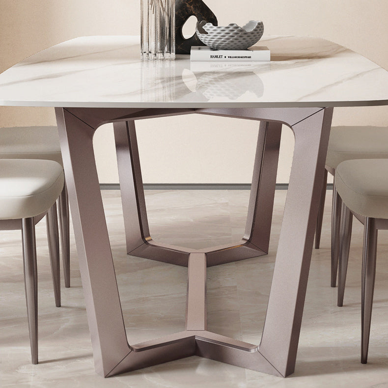 1/2/4/5/7 Pcs Sintered Stone Dining Room Set Table Furniture Set for Home