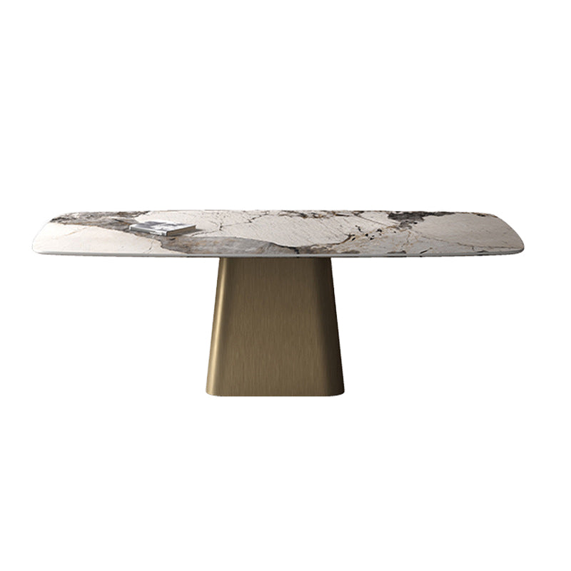 Modern 1/3/4/6/7 Pieces Dinette Set with Sintered Stone Top Rectangle Dining Table Set
