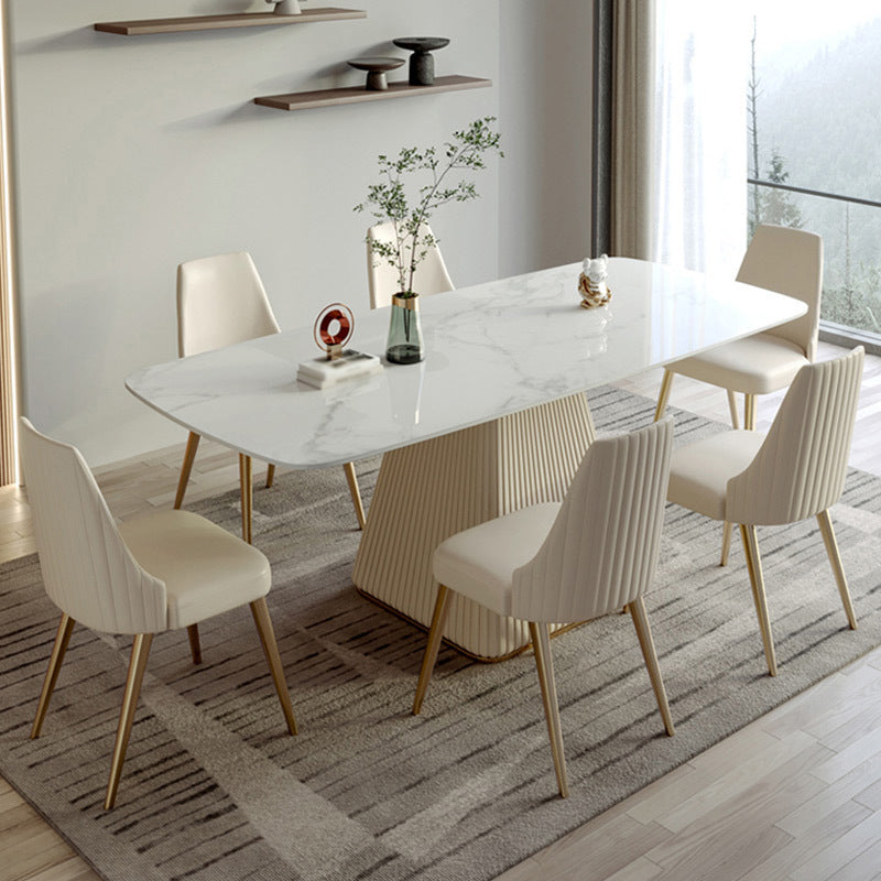 Designer Style 1/4/5/6/7 Pieces Dining Room Set Sintered Stone Dining Table