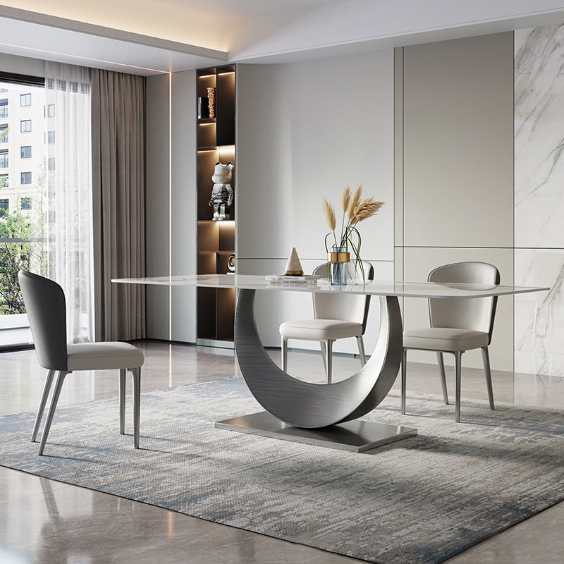 Modern 1/4/5/7/8 Pieces Dining Set Rectangle Dining Table Set for Home Use