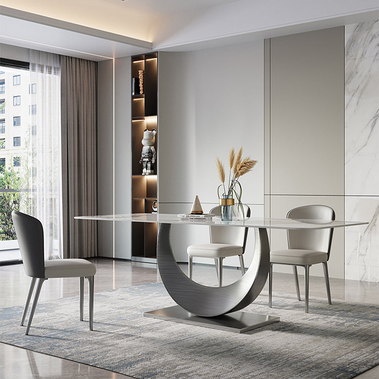 Modern 1/4/5/7/8 Pieces Dining Set Rectangle Dining Table Set for Home Use
