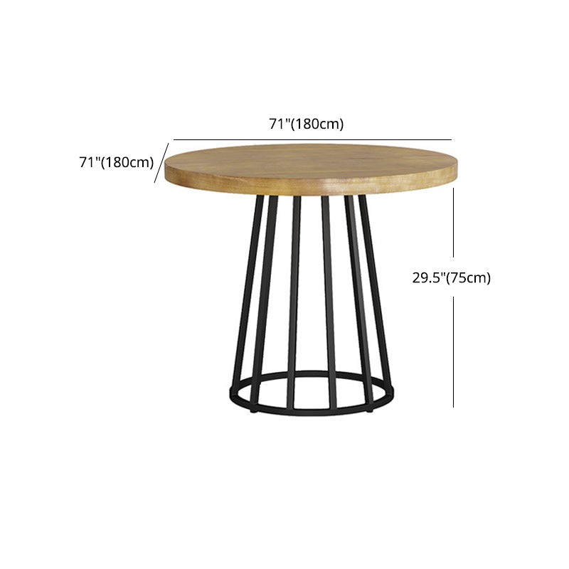 Modern 1/2/7 Pieces Dining Set Round Pine Wood Dining Table for Dining Room