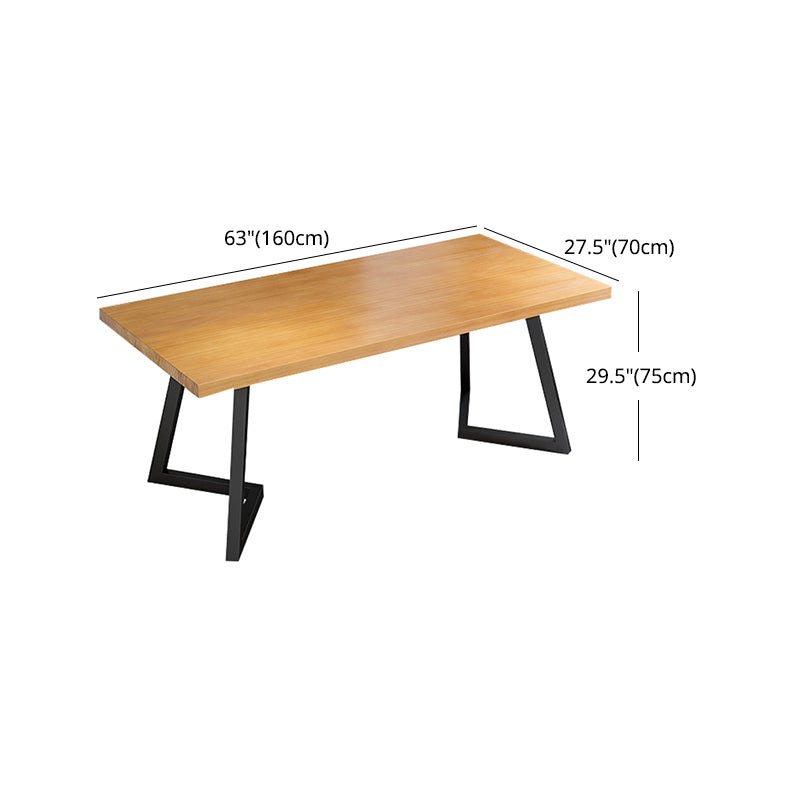 Industrial 1/2/7 Pieces Dining Set Solid Wood Dining Table for Home Use