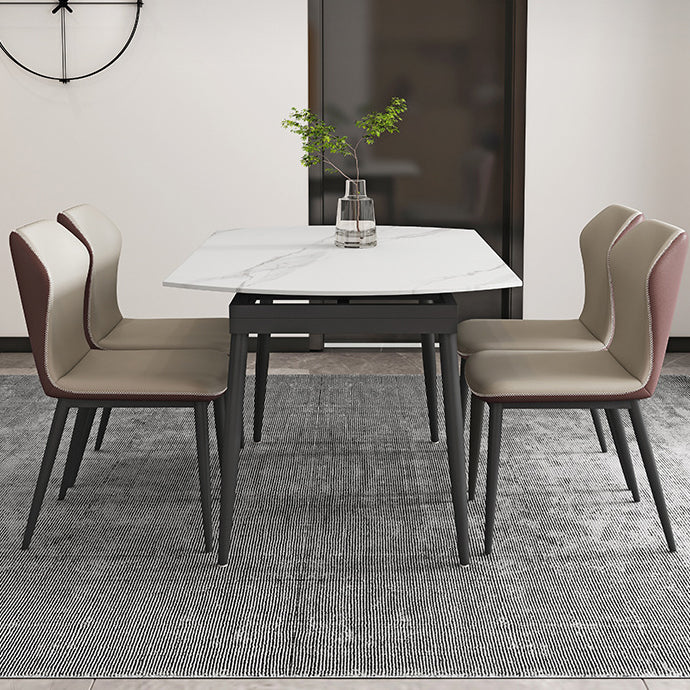 Modern 1/4/5/6/7 Pieces Dining Room Set Sintered Stone Dining Table