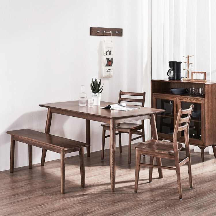 Solid Wood Dining Room Table Contemporary Style 4-foot Dining Site Table