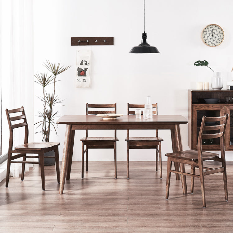 Solid Wood Dining Room Table Contemporary Style 4-foot Dining Site Table