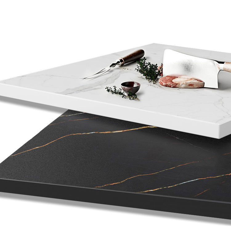 Modern 1/5 Pieces Dining Set Round Stone Dining Table for Dining Room