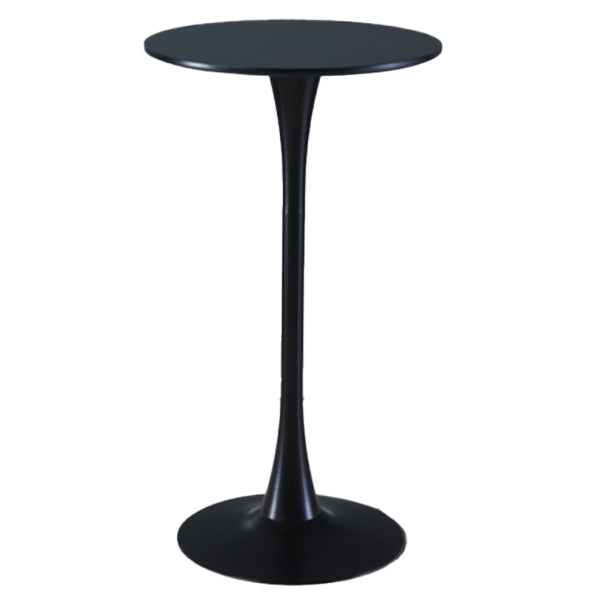 Stone Bar Dining Table Modern Round Bar Table with Pedestal for Dining Room