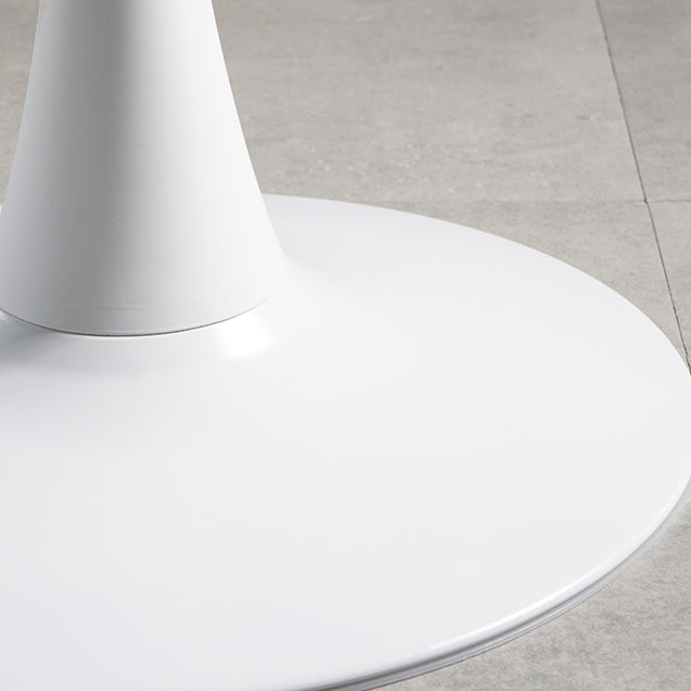 Stone Bar Dining Table Modern Round Bar Table with Pedestal for Dining Room