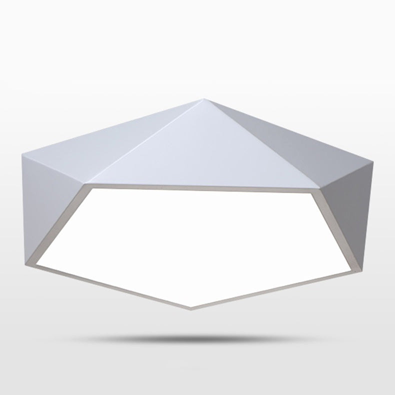 Simplicity Ceiling Fixture Contemporary Metal LED Flush Mount Light