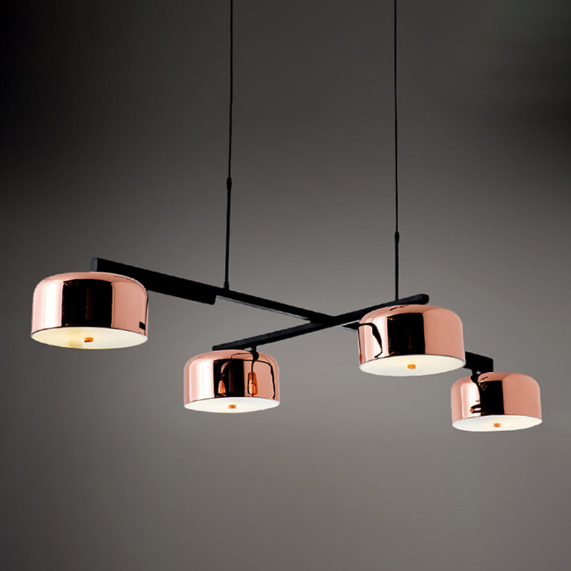 Modern Style Dome Shape Island Lights Metal 4 Light Island Lighting Ideas