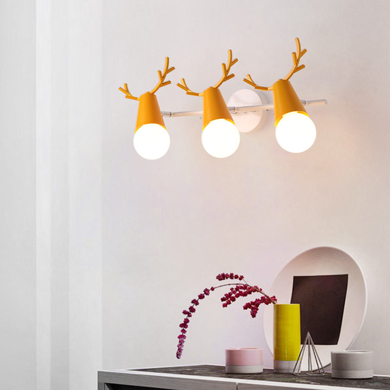 Modern Style Geometric Wall Lamps Metal Multi Lights Wall Lighting