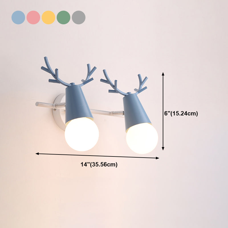 Modern Style Geometric Wall Lamps Metal Multi Lights Wall Lighting