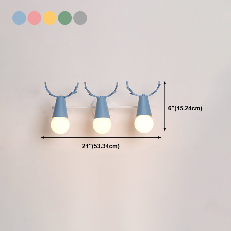 Modern Style Geometric Wall Lamps Metal Multi Lights Wall Lighting