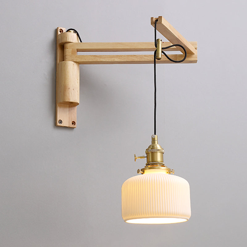 STANTE MODERNO MONTICOLO MONTO DI MOLTO LUCE LAMPARE SCONCA A MOLTO REGOLABILE con legno per camera da letto